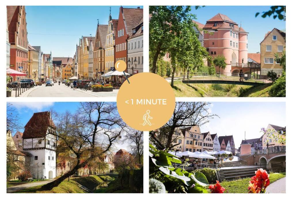 Stylisches Apartment Mit Terrasse In Der Altstadt Von Donauwörth エクステリア 写真